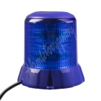 wl406blu Robustní modrý LED maják, modrý hliník, 96W, ECE R65