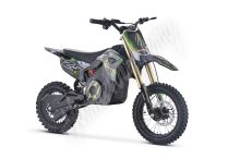 Elektrická motorka MiniRocket Coyote 1500W 48V zelená kola 14/12 Baterie Lithium