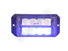 911-C4Dblu PROFI DUAL výstražné LED světlo vnější, 12-24V, modré, ECE R65