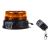 wlbat185RE AKU LED maják, 12x3W oranžový, dálkové ovládání, magnet, ECE R10, R65