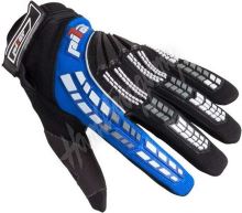 MX rukavice na motorku Pilot černo/modré S