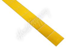 Samolepící páska reflexní dělená 1m x 5cm žlutá