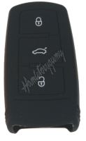 481VW115bla Silikonový obal pro klíč VW 3-tlačítkový, černý