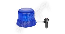 wl404blu Robustní modrý LED maják, modrý hliník, 48W, ECE R65
