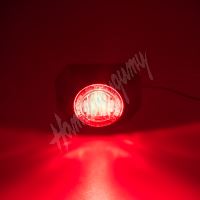 911-P3red PROFI výstražné LED světlo vnější, 12-24V, červené