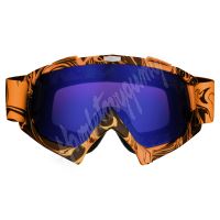 Oranžové Cross/MTB brýle - modro-fialové sklo