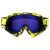Žluté Cross/MTB brýle - modro-fialové sklo