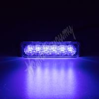 kf079blu SLIM výstražné LED světlo vnější, modré, 12-24V, ECE R65