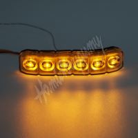CH-079 PROFI silikonové ohebné výstražné LED světlo vnější, oranžové, 12-24V, ECE R65