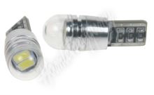952012cb LED T10 bílá, 12V, 2LED/5730SMD s čočkou