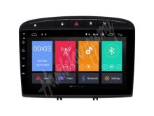 80801A Autorádio pro Peugeot 308, 408 s 9&quot; LCD, Android 11.0, WI-FI, GPS, Carplay, Bluetoo