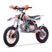 Pitbike MiniRocket DK125 14/12 Automat, el startér, sedlo 70cm oranžový