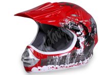 Dětská cross helma Xtreme- Červená L