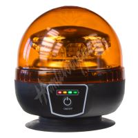 wlbat180 AKU LED maják, 12x3W oranžový, magnet, ECE R65