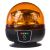 wlbat180 AKU LED maják, 12x3W oranžový, magnet, ECE R65
