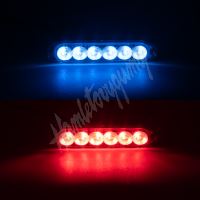 CH-077dual PROFI SLIM výstražné LED světlo vnější, modro-červené, 12-24V, ECE R10