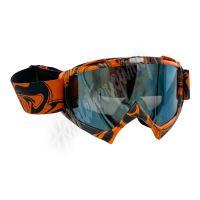 Oranžové Cross/MTB brýle - modro-zelené sklo