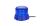wl404fixblu Robustní modrý LED maják, modrý hliník, 48W, ECE R65