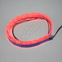 LFT60slimred LED silikonový extra plochý pásek červený 12 V, 60 cm