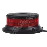 wl310mred LED maják, 12-24V, 18x1W červený, magnet ECE R10