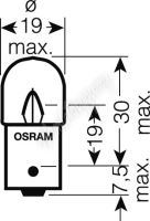 OS5627 OSRAM 24V R5W (BA15s) 5W standard (10ks)