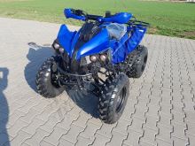 Dětská čtyřtaktní čtyřkolka ATV BigWarrior DELUX 125ccm modrá 3 rych. poloaut. 10&quot; kola
