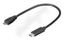 dvrbkabSK Kabelová redukce USB-C / microUSB pro montáž DVRB s microUSB do vozů Škoda