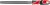 Pilník zámečnický půlkulatý středně hrubý 200 mm