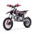 Pitbike MiniRocket DK110 14/12 řazení bez spojky poloautoma, el startér, sedlo 70cm černý