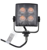 kf718 Výstražné LED světlo vnější, oranžové, 12-24V, ECE R65